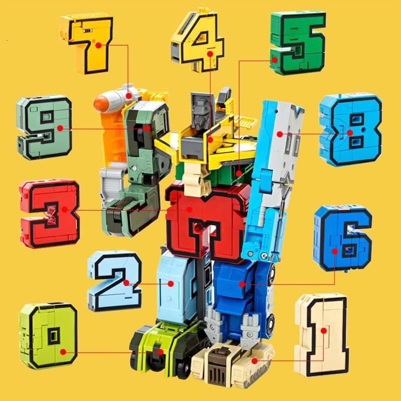 Creative Transformation Number Robot Car - Stylus Kids