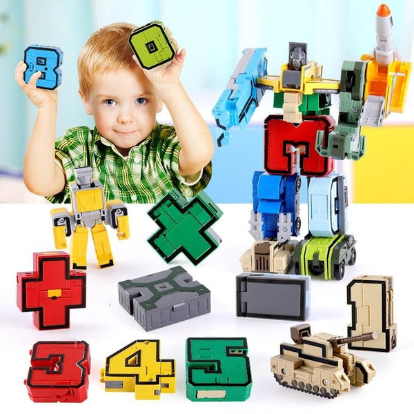 Creative Transformation Number Robot Car - Stylus Kids