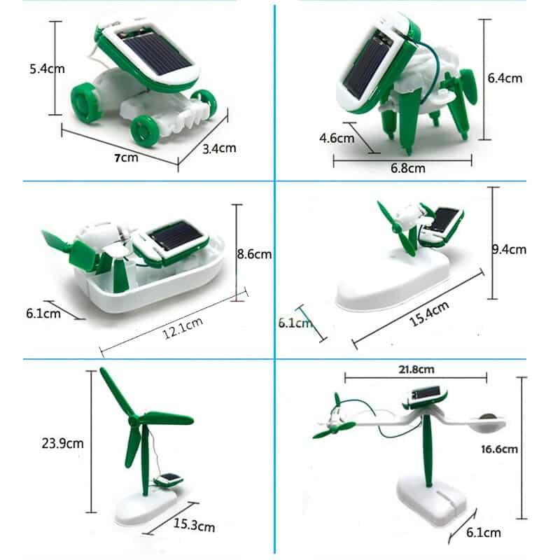 6 in 1 Solar Power Robot Kit DIY - Stylus Kids