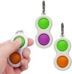 Mini Clicker Fidget Toy with Key Ring - Stylus Kids
