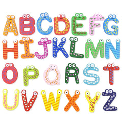 Wooden Magnetic Alphabet Letters Set - Stylus Kids