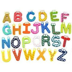 Wooden Magnetic Alphabet Letters Set - Stylus Kids