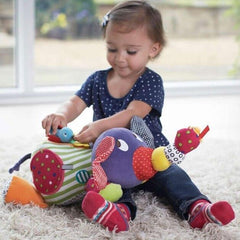 Lovely Elephant Shaped Colorful Plush Baby Toy - Stylus Kids