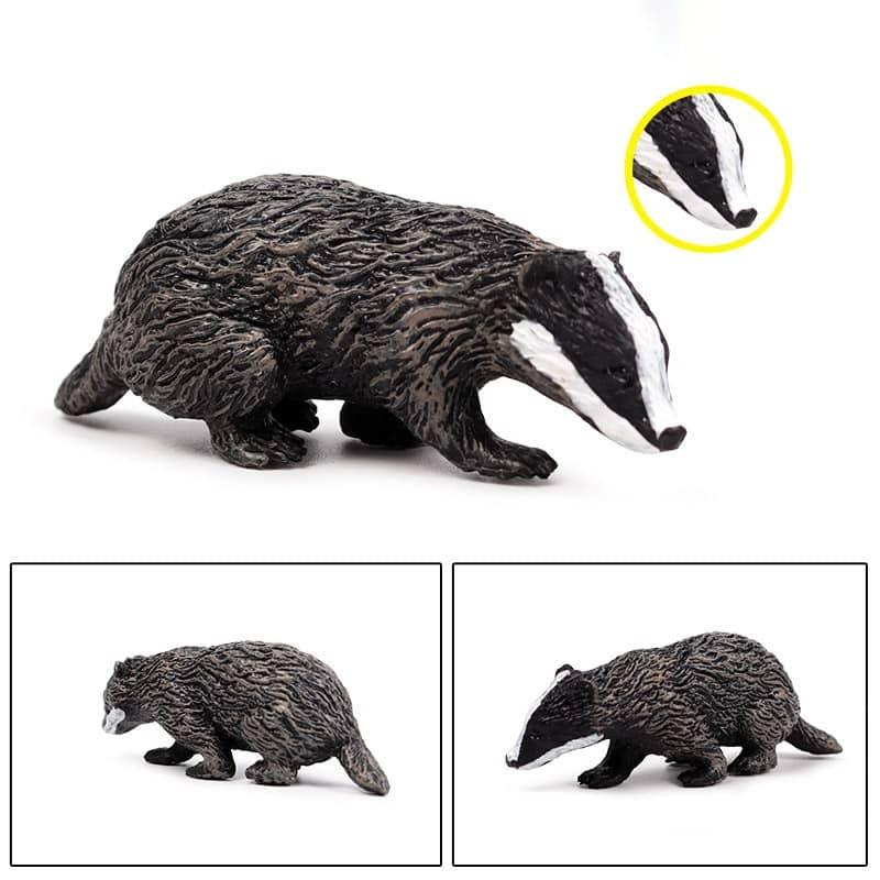 Plastic Badger Model Toy - Stylus Kids