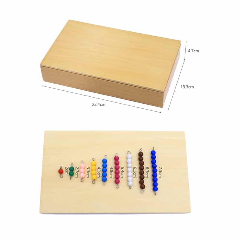 Montessori Educational Colorful Checkerboard Beads for Kids - Stylus Kids