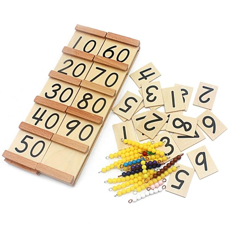 Set of Number Cards and Bead Bars - Stylus Kids