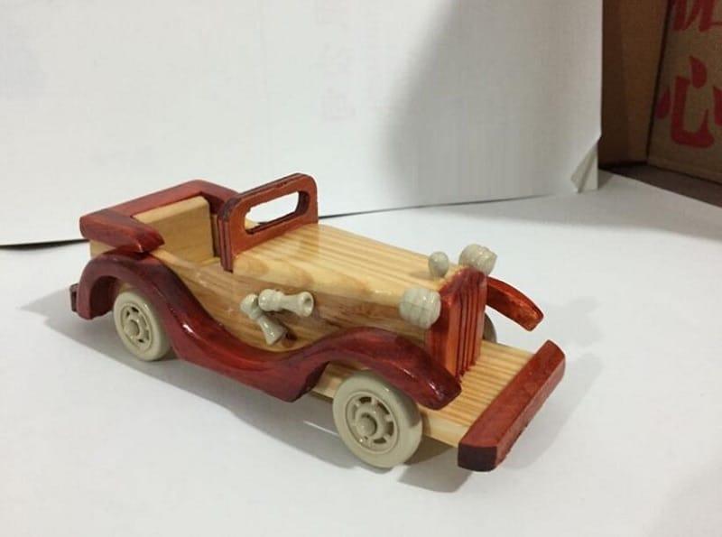 Kids Retro Wooden Car Toy - Stylus Kids