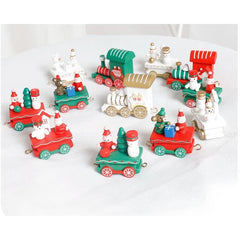 Children's Wooden Christmas Train Toy - Stylus Kids