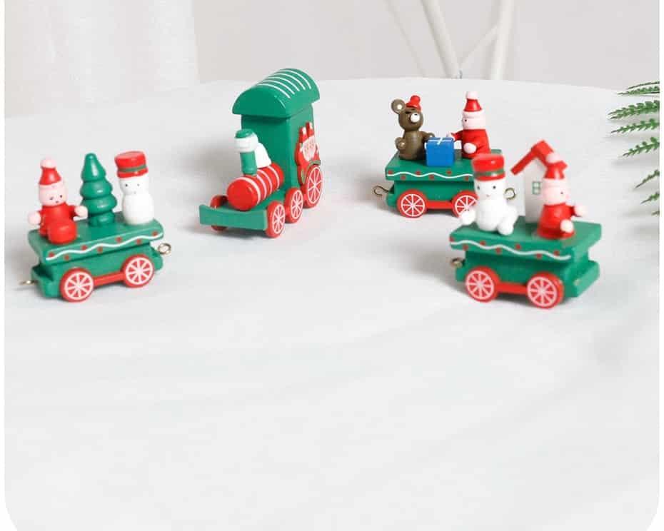 Children's Wooden Christmas Train Toy - Stylus Kids