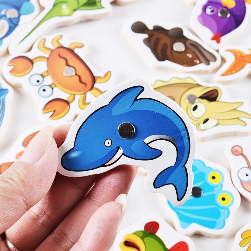 Wooden Educational Magnetic Fishing - Stylus Kids