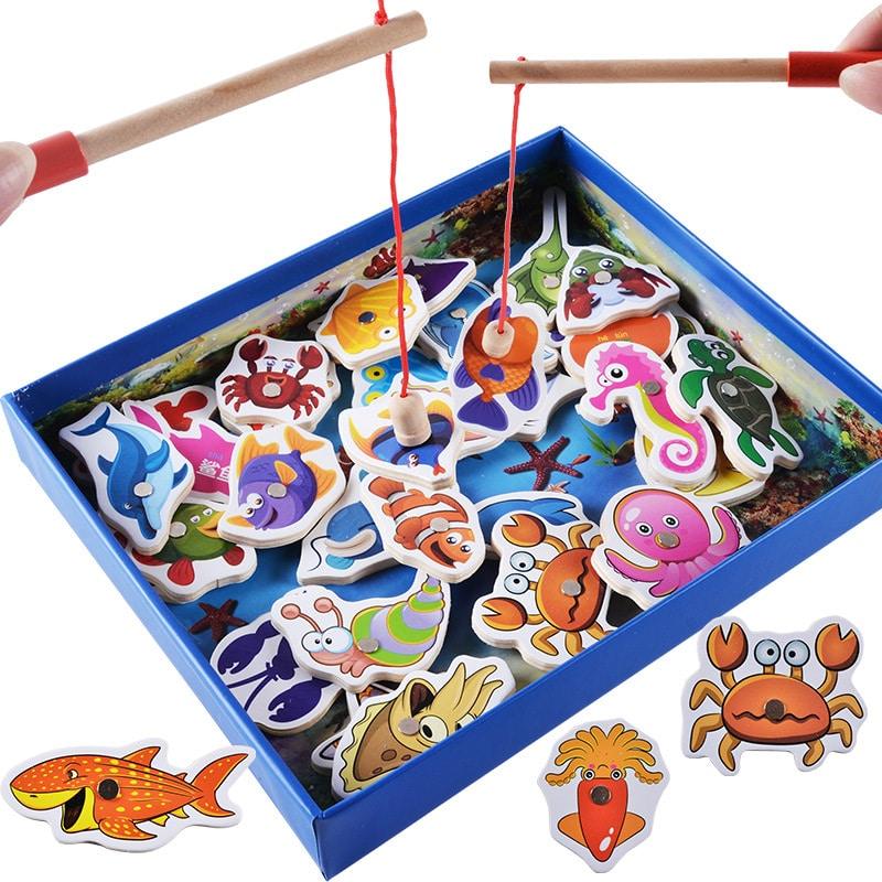 Wooden Educational Magnetic Fishing - Stylus Kids