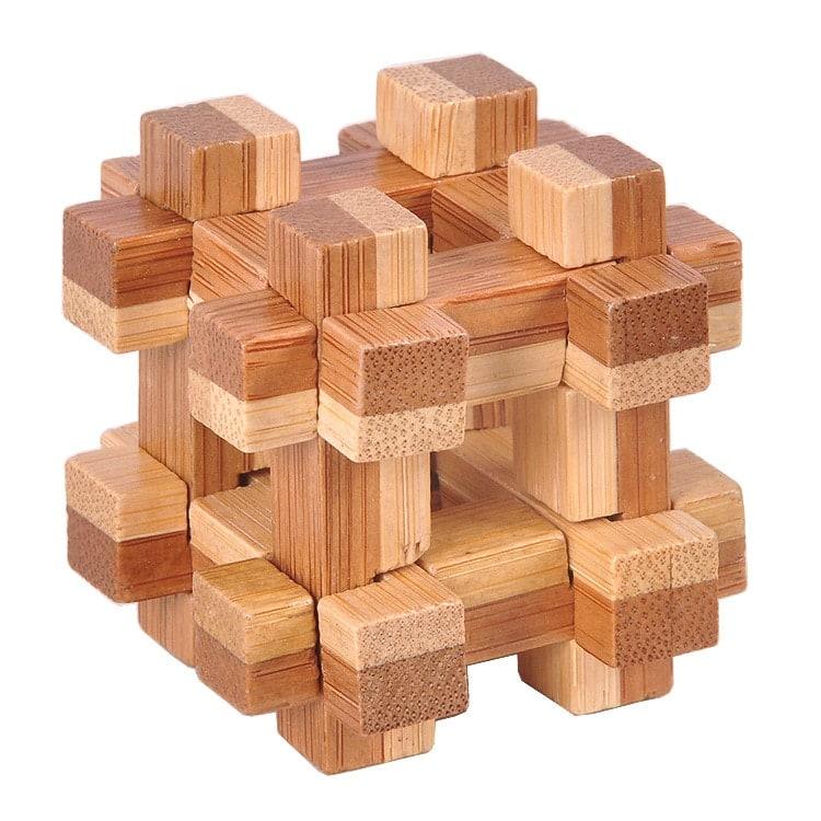 Wooden Brain Teaser Lock Toy - Stylus Kids