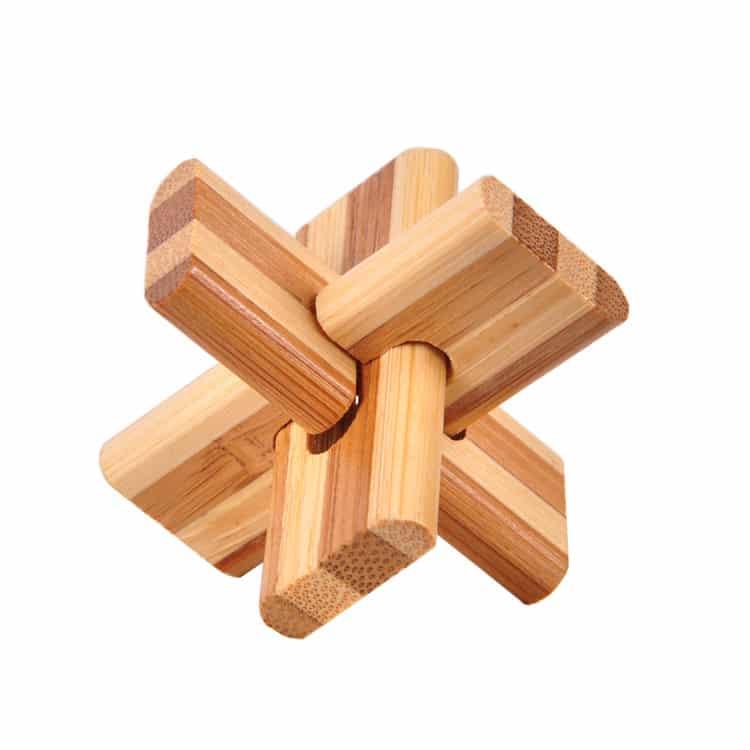 Wooden Brain Teaser Lock Toy - Stylus Kids