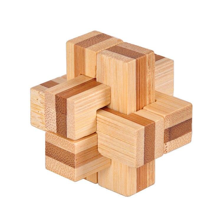 Wooden Brain Teaser Lock Toy - Stylus Kids