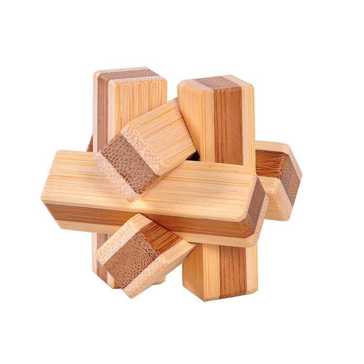 Wooden Brain Teaser Lock Toy - Stylus Kids