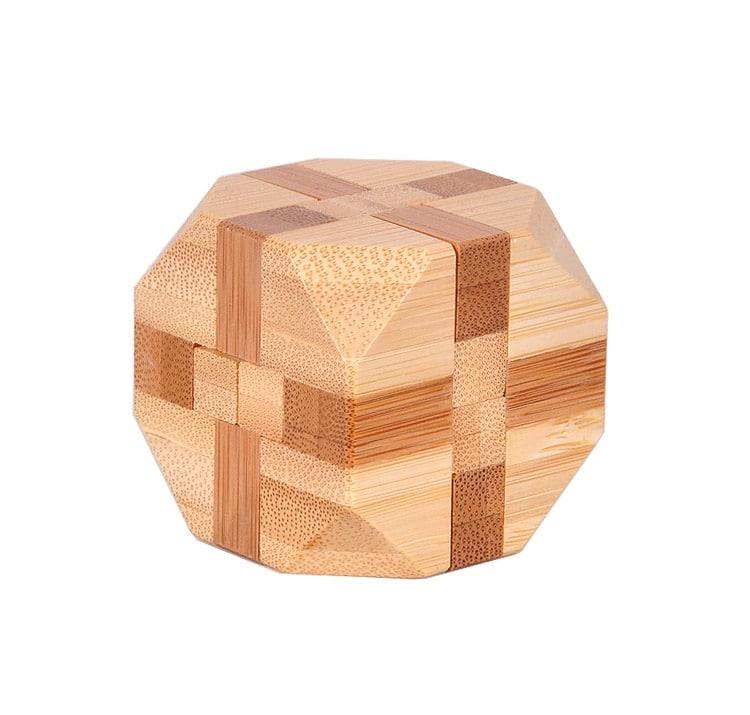 Wooden Brain Teaser Lock Toy - Stylus Kids