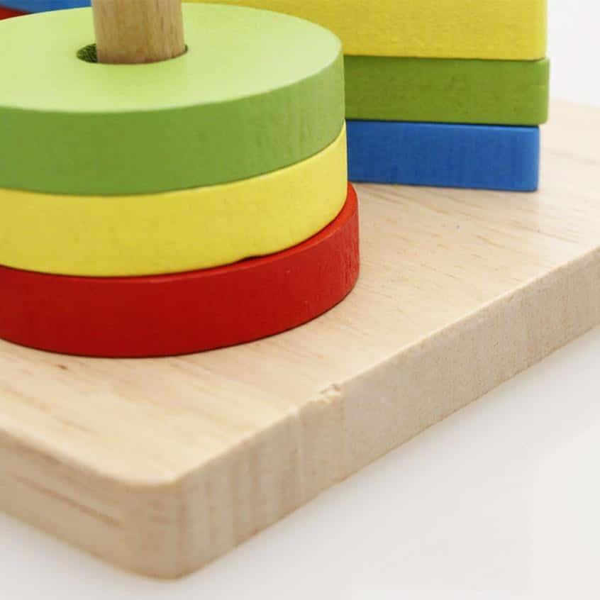 Wooden Geometry Shape Sorter - Stylus Kids