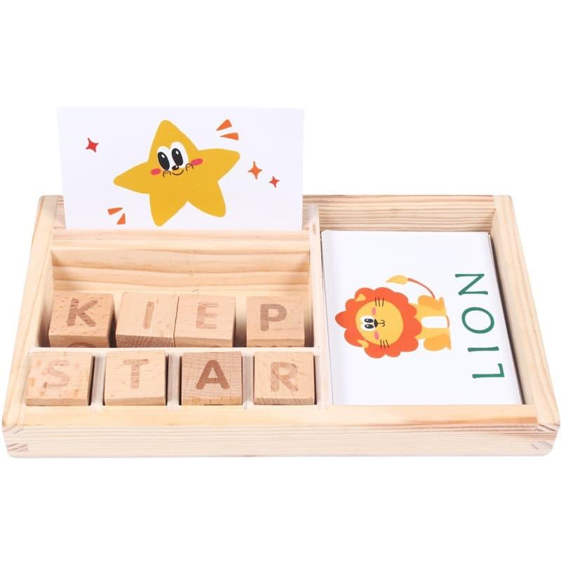 Educational Wooden Words Spelling Toy - Stylus Kids