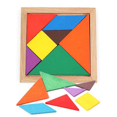Wooden Geometric Puzzle Set 5 Pcs - Stylus Kids