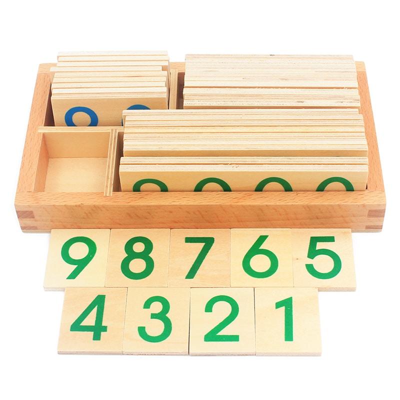 Wooden Number Cards - Stylus Kids