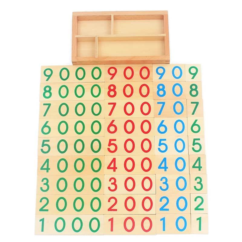 Wooden Number Cards - Stylus Kids