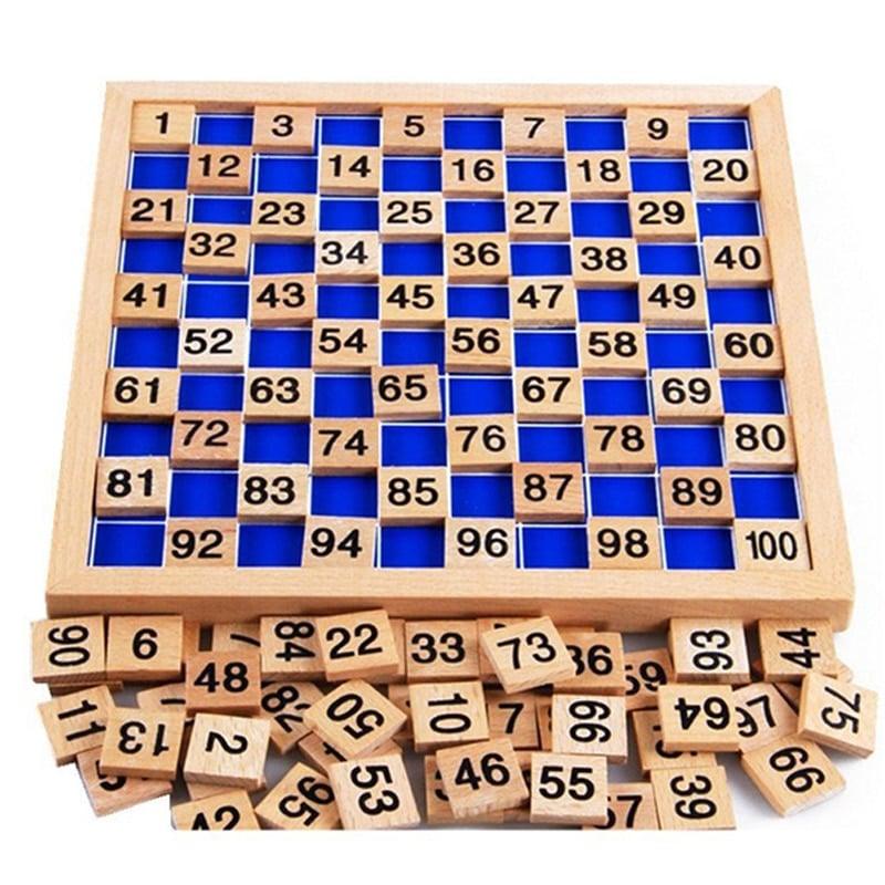 1-100 Math Wooden Board - Stylus Kids