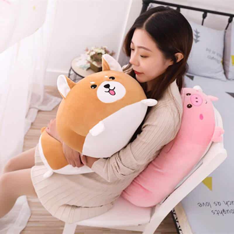 Soft Cartoon Animal Plush Pillow Toy - Stylus Kids