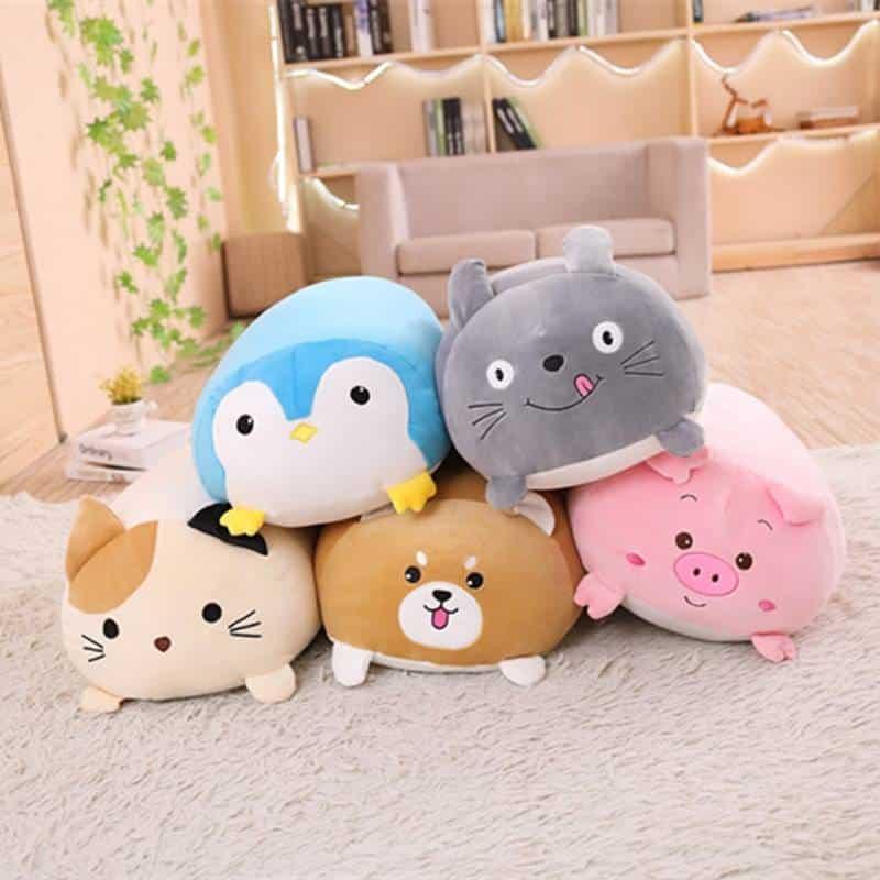 Soft Cartoon Animal Plush Pillow Toy - Stylus Kids