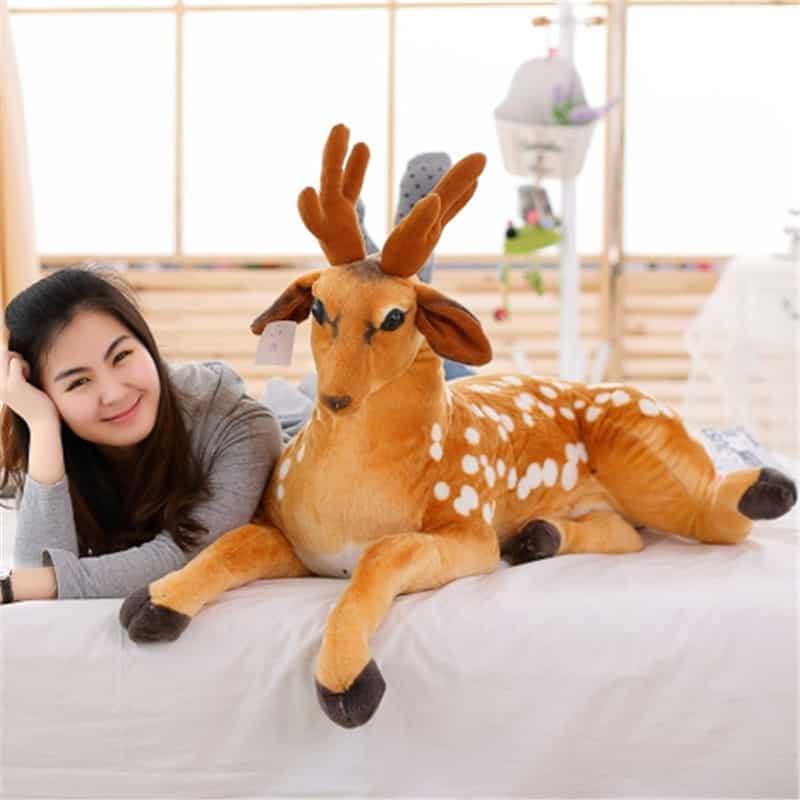 Sitting Position Deer Plush Toy - Stylus Kids