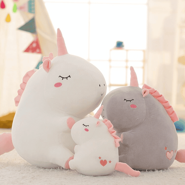 Cute Fat Unicorn Soft Plush Stuffed Toy - Stylus Kids