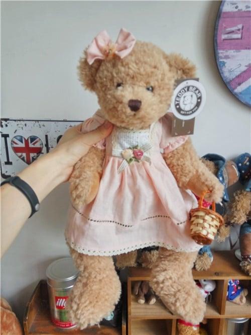 Plush Teddy Bear with Clothes - Stylus Kids