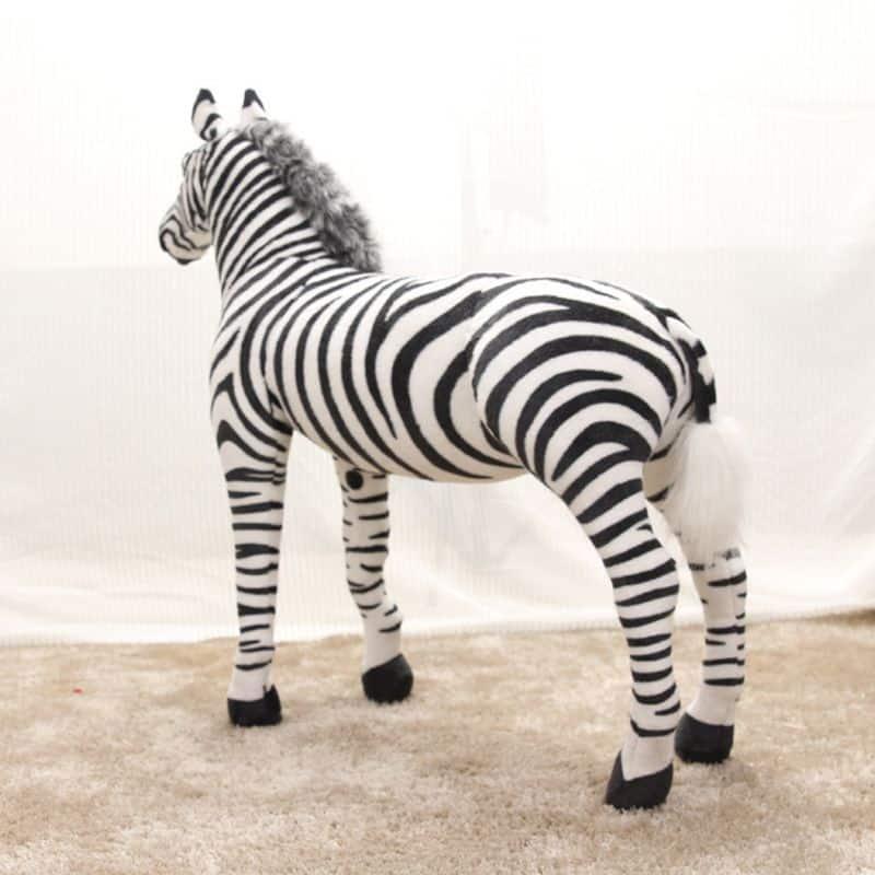 Realistic Zebra Soft Stuffed Plush Toy - Stylus Kids