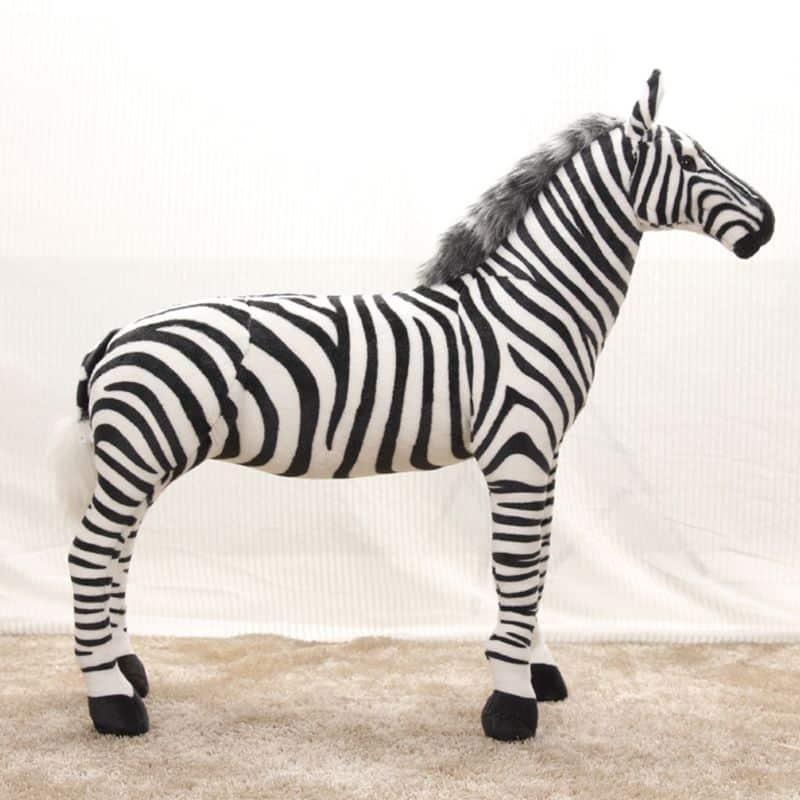 Realistic Zebra Soft Stuffed Plush Toy - Stylus Kids