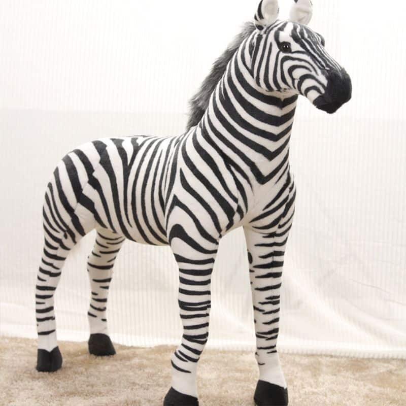 Realistic Zebra Soft Stuffed Plush Toy - Stylus Kids