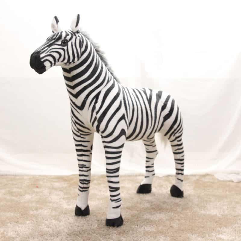 Realistic Zebra Soft Stuffed Plush Toy - Stylus Kids