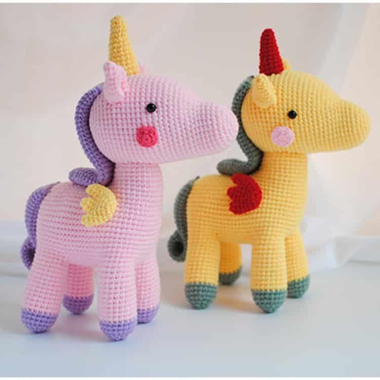 Little Unicorn Crochet Stuffed Toy - Stylus Kids