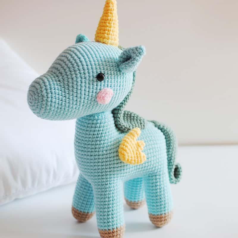 Little Unicorn Crochet Stuffed Toy - Stylus Kids