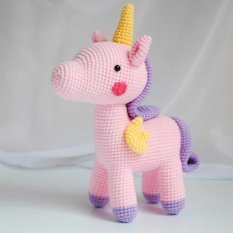 Little Unicorn Crochet Stuffed Toy - Stylus Kids