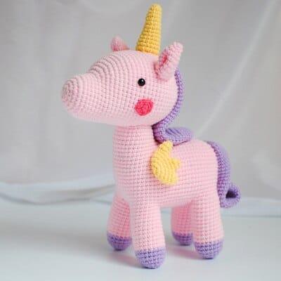 Little Unicorn Crochet Stuffed Toy - Stylus Kids