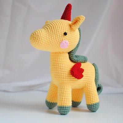 Little Unicorn Crochet Stuffed Toy - Stylus Kids