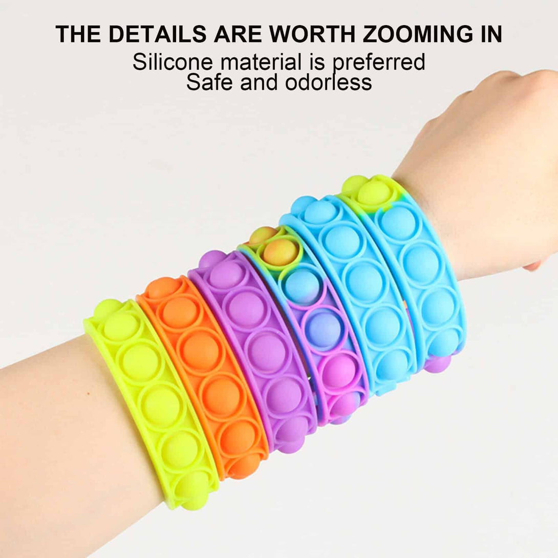 Bright Anti-Stress Pop-It Bracelet - Stylus Kids