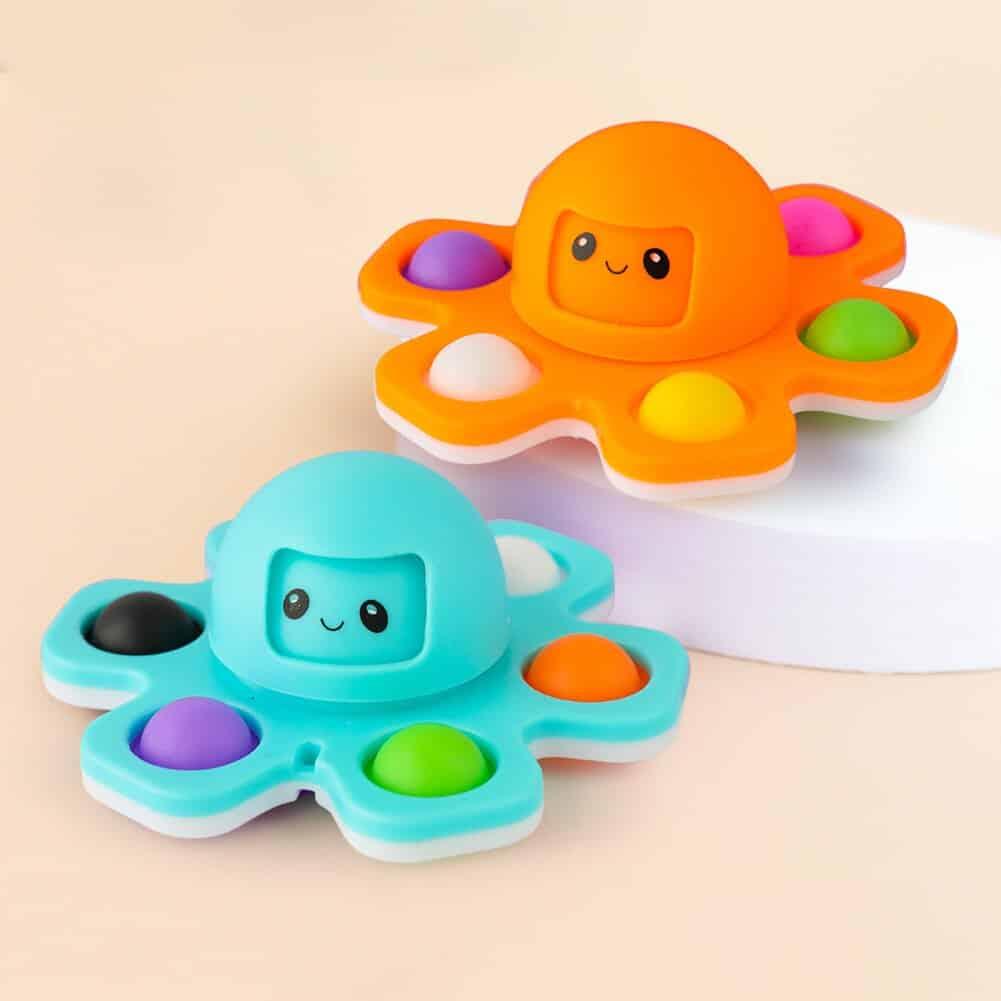 Anti-Stress Octopus Reversible Spinner - Stylus Kids