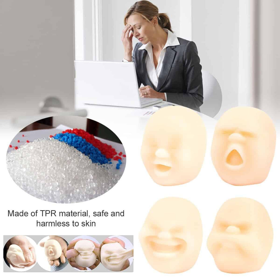 Anti-Stress Human Face Ball - Stylus Kids