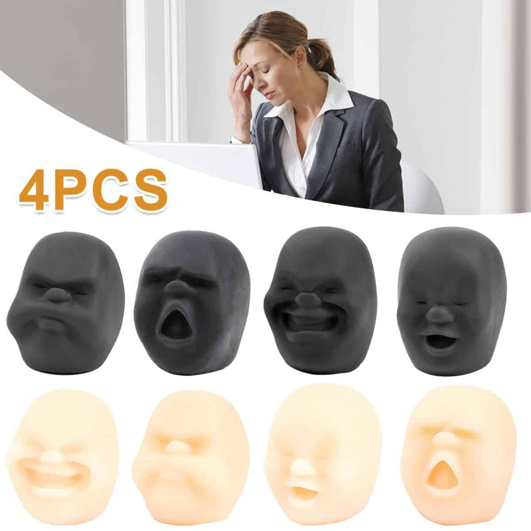 Anti-Stress Human Face Ball - Stylus Kids