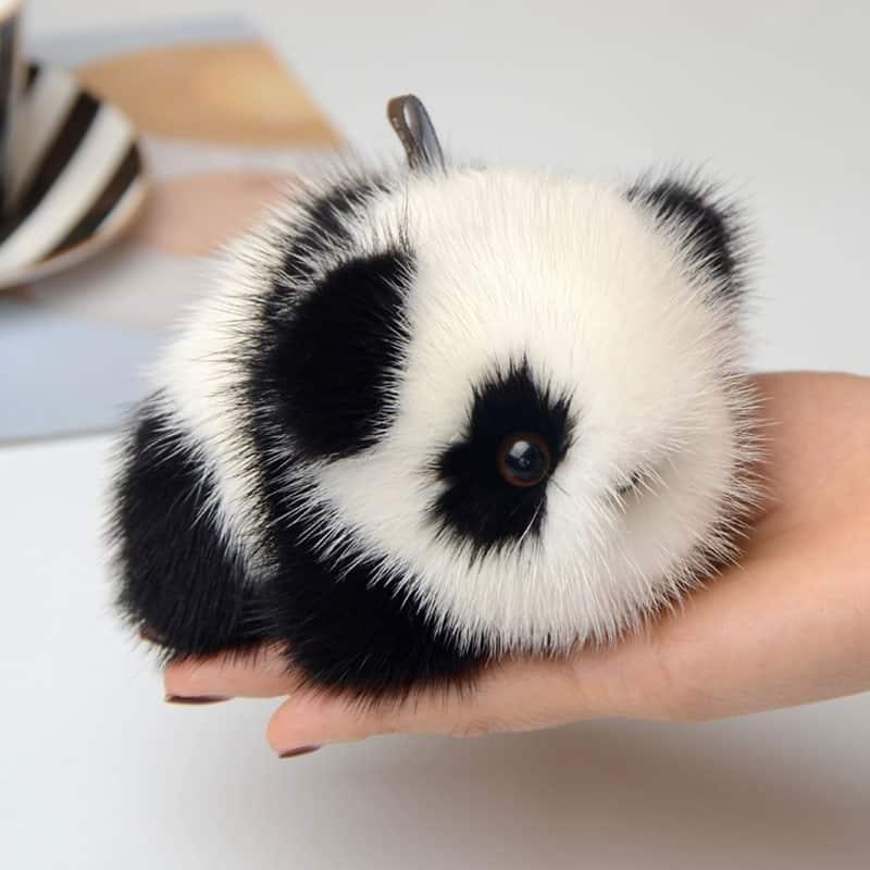 Mink Fur Panda Toy - Stylus Kids