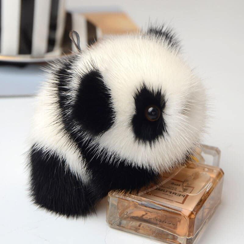 Mink Fur Panda Toy - Stylus Kids