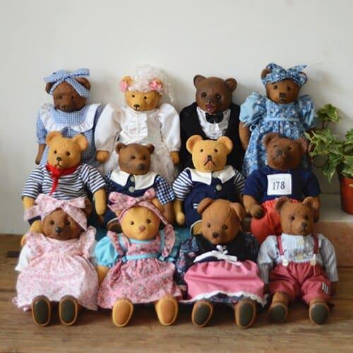 Vintage Retro Teddy Bear's Family - Stylus Kids