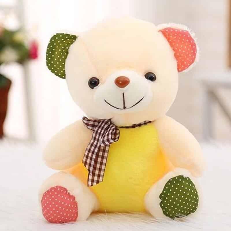 Colorful Plush Teddy Bear Toy - Stylus Kids