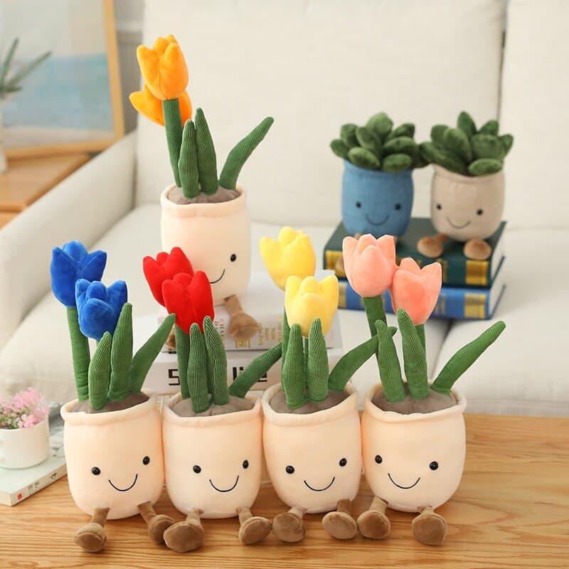 Kawaii Soft Plush Plant - Stylus Kids