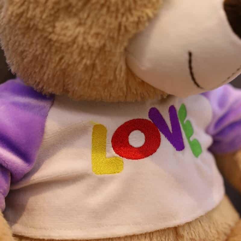 "Love" T-Shirt Teddy Bear Toy - Stylus Kids